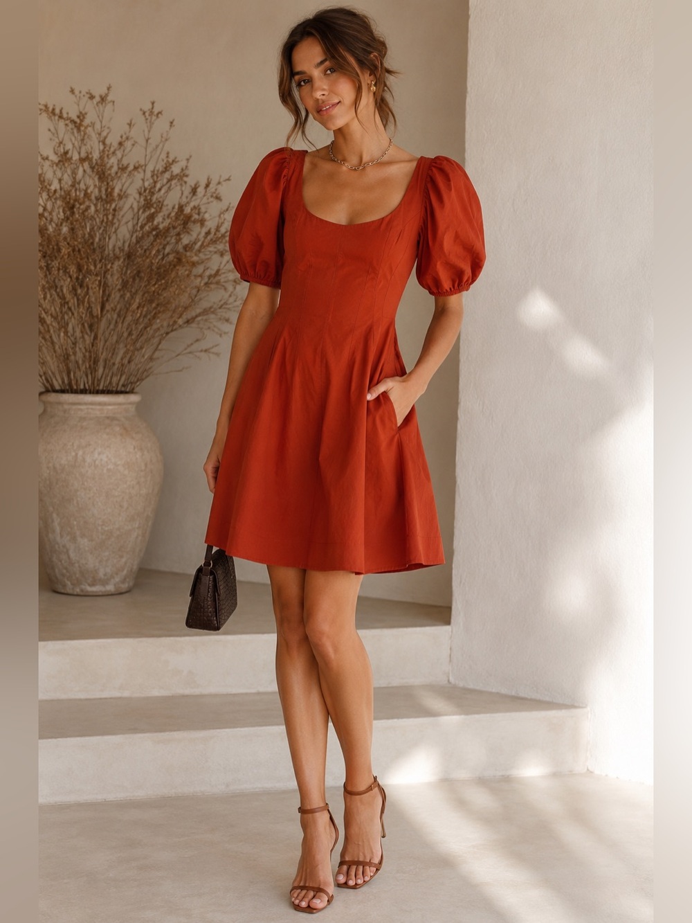 STAUD Swells Dress – Size 8 – EUC